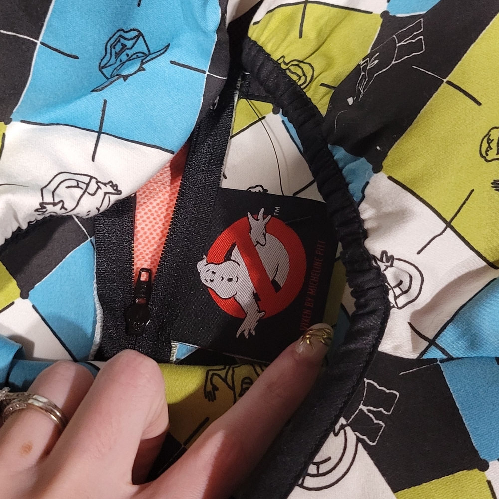 💙🤍NWT Vixen By Micheline Pitt Ghostbusters Swing Dress Pinup Dress 💚🖤 - Picture 8 of 10